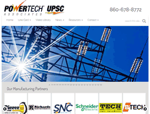 Tablet Screenshot of powertech-upsc.com